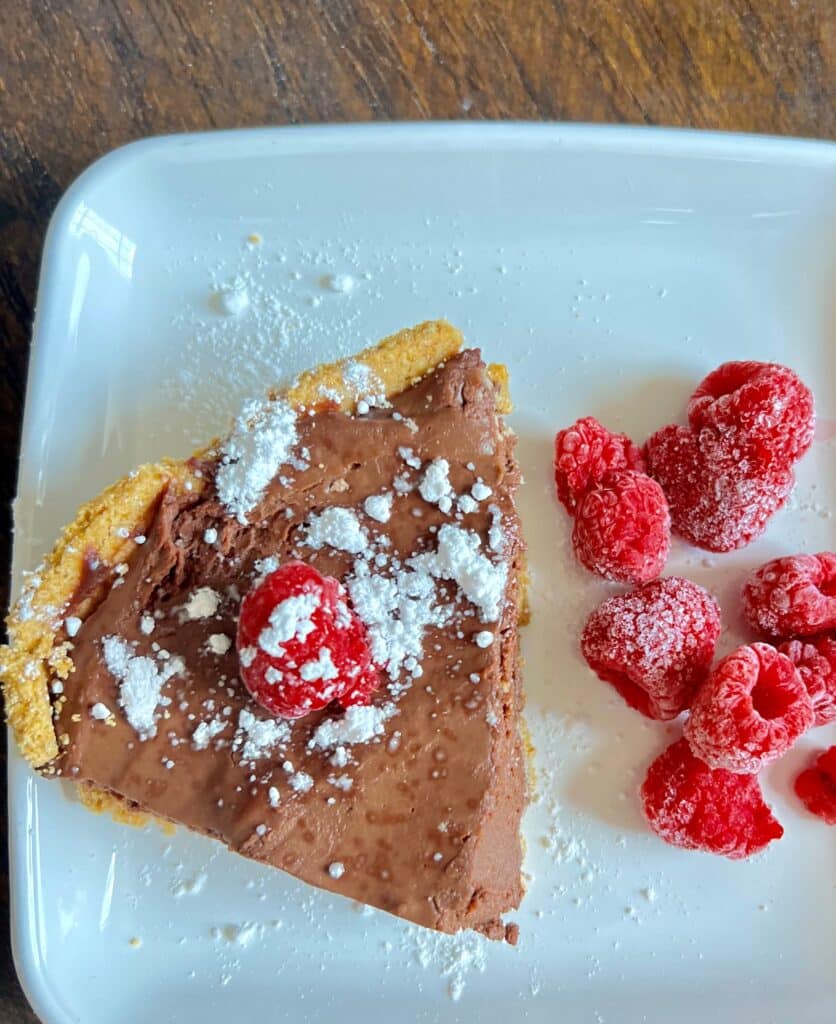 chocolate PB pie