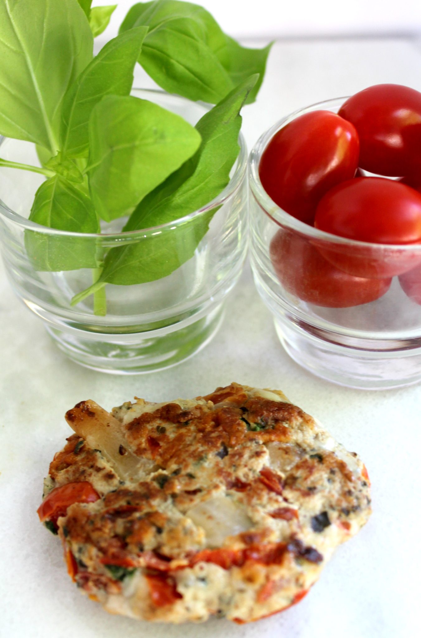 Caprese turkey burger