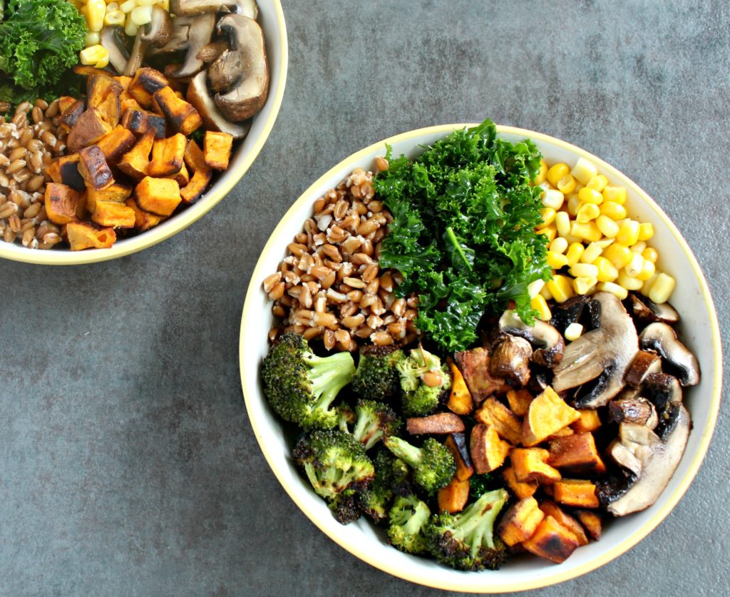 vegetarian fall harvest bowl