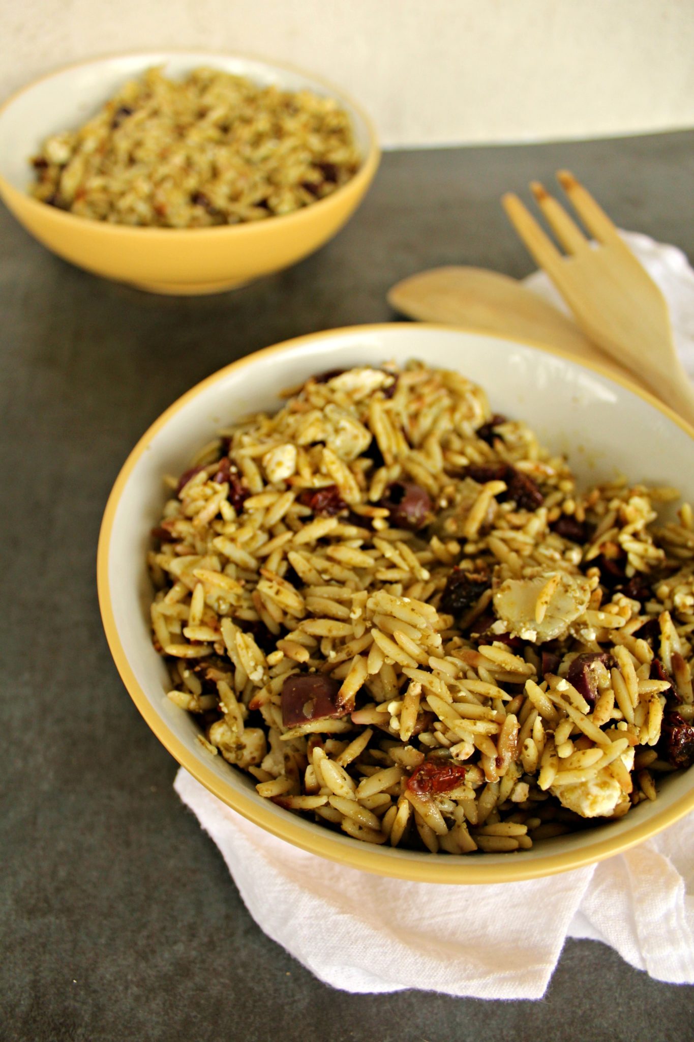 Mediterranean orzo salad