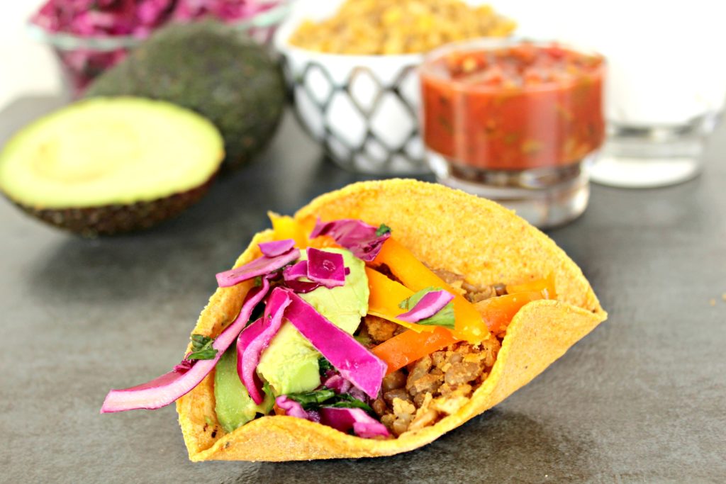 Bean and Seed Vegan Tacos