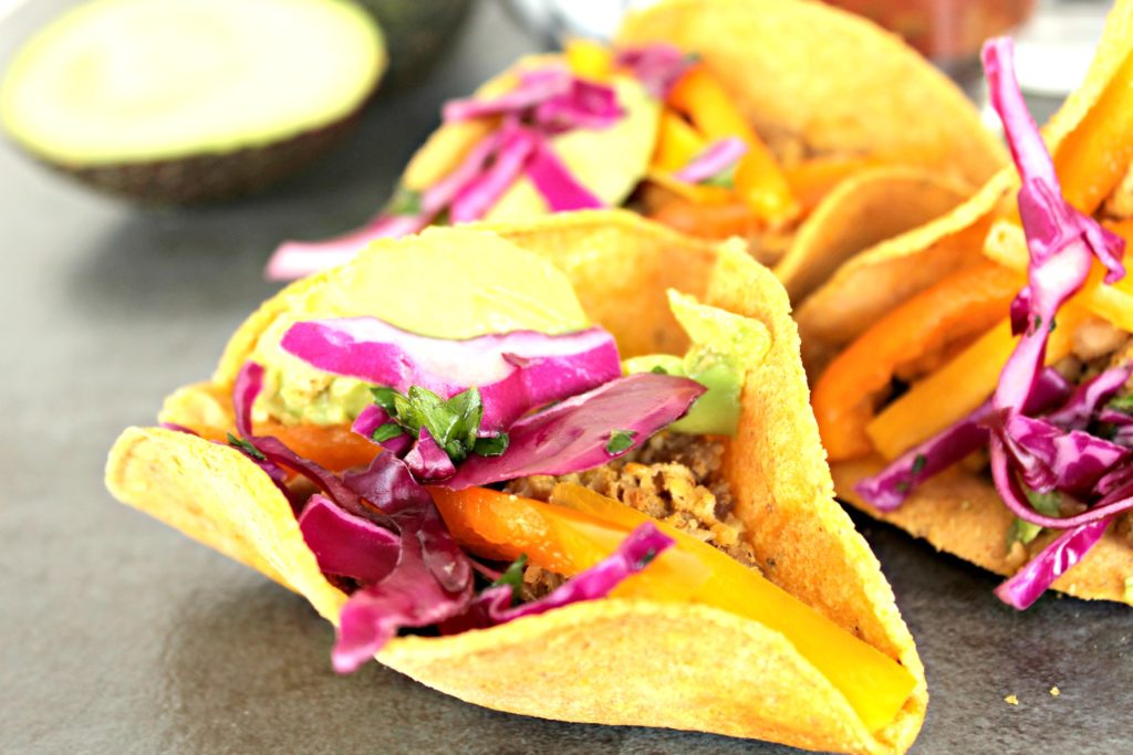 meat free tacos