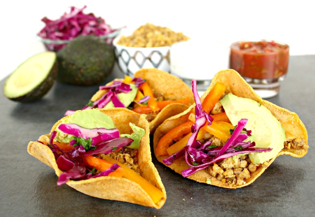 vegan seed tacos