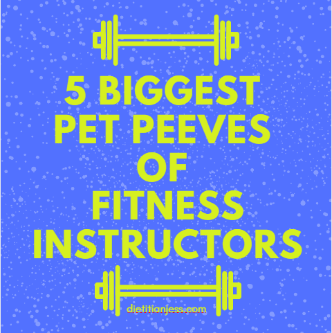 pet peeves fitness instructors
