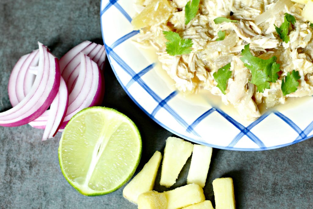 slow cooker summer chicken plate