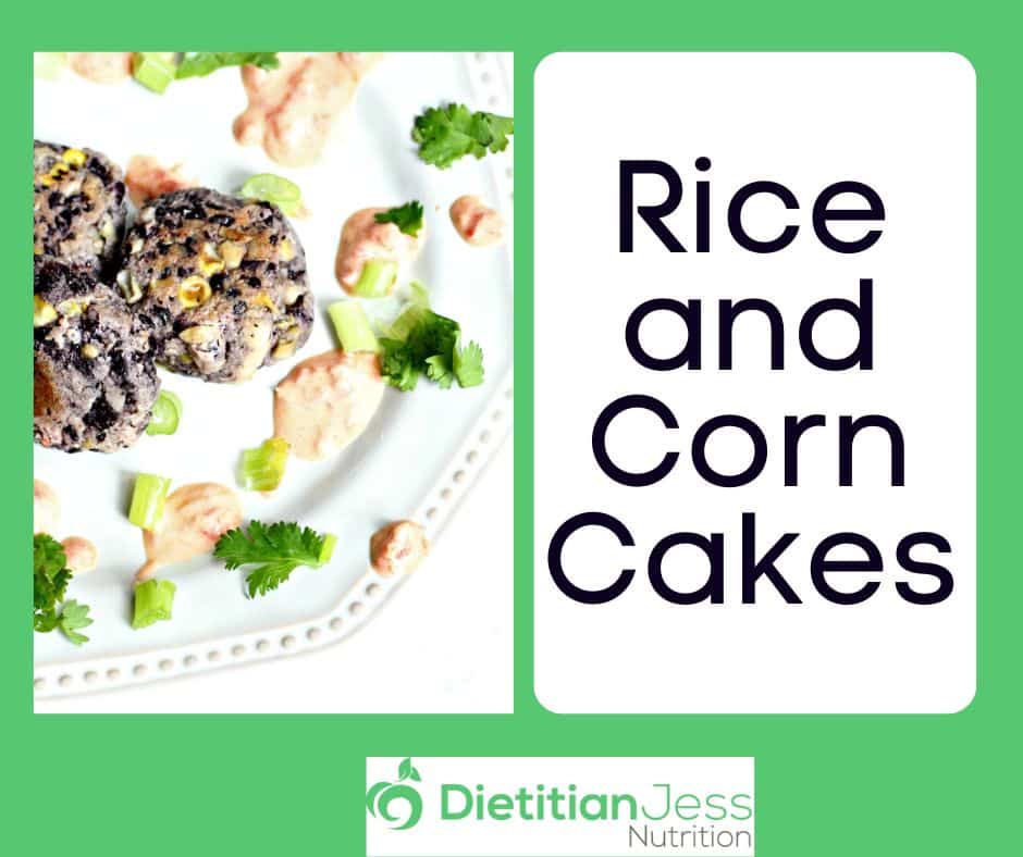 rice and corn cakes