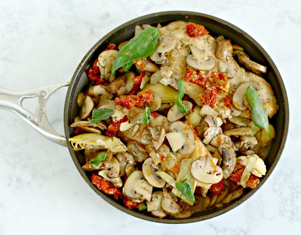 one pan chicken skillet