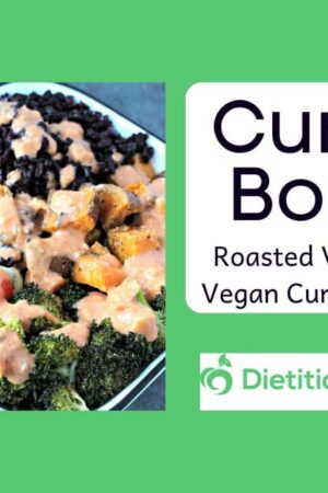 vegan curry bowl