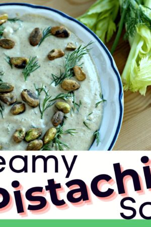 creamy pistachio soup