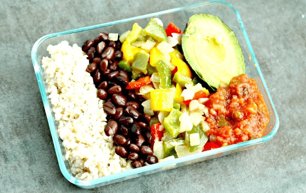 burrito bowl meal prep