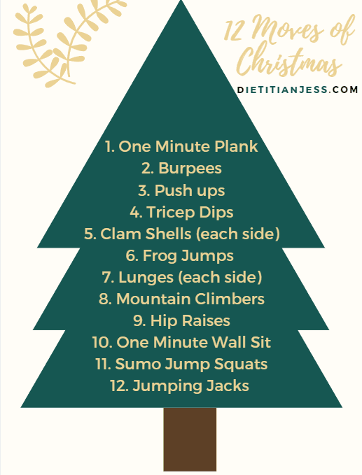 12 moves of xmas workout
