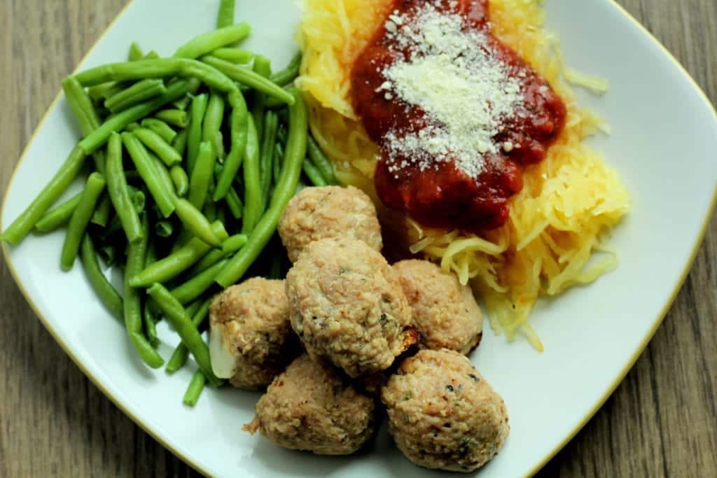 chicken parm meatballs