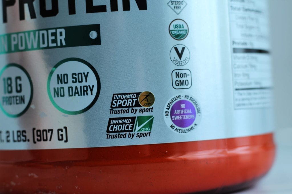 informed sport now foods protein powder