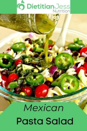 mexican pasta salad from dietitian jess