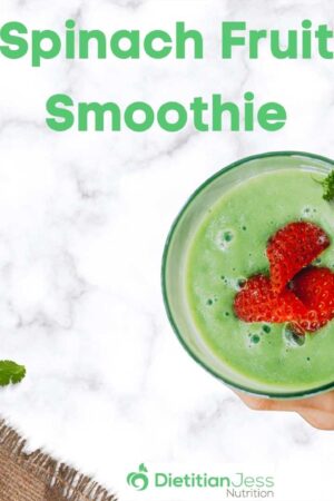 Spinach fruit smoothie