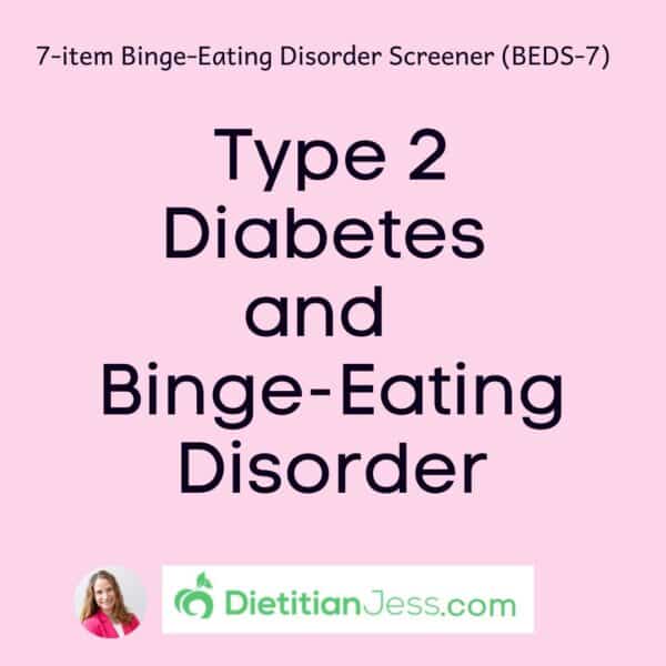 Type 2 diabetes and binge eating disorder