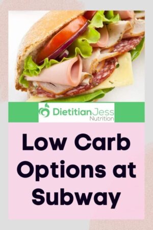 low carb for diabetics at subway