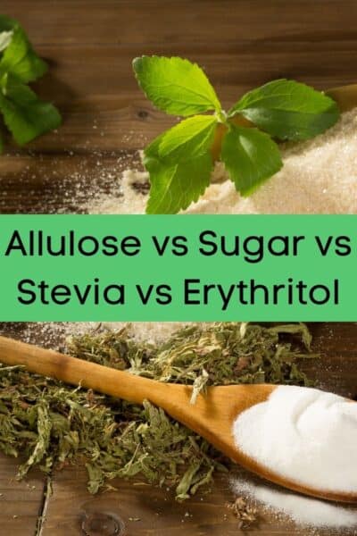 comparing sugar and sugar substitutes