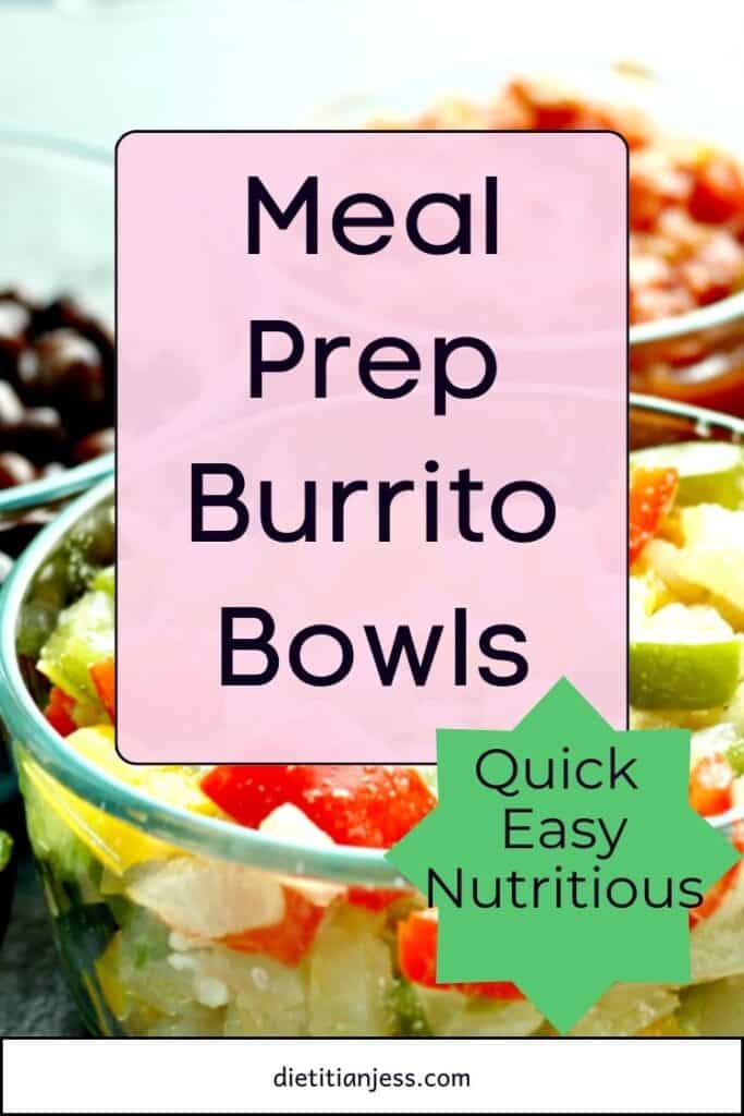 meal prep burrito bowls